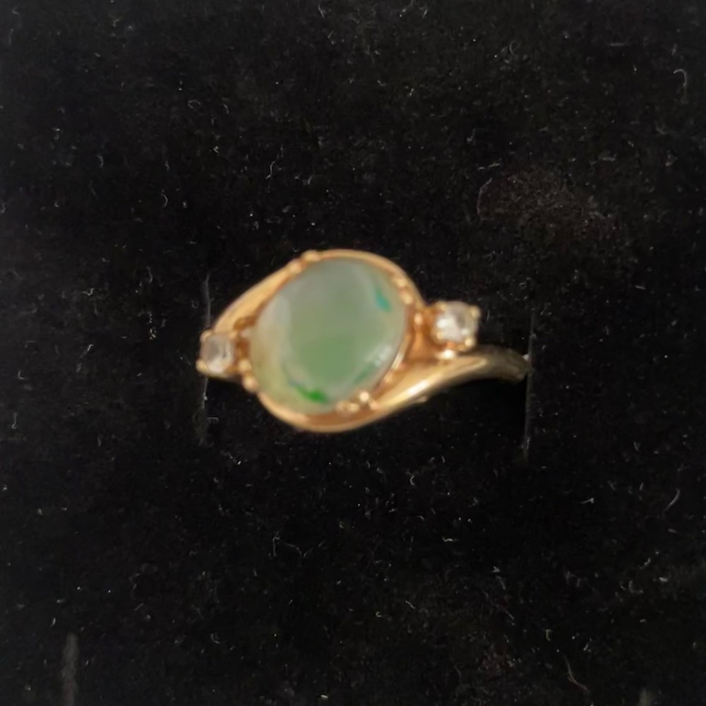 Authentic Gold Opal and Sapphire